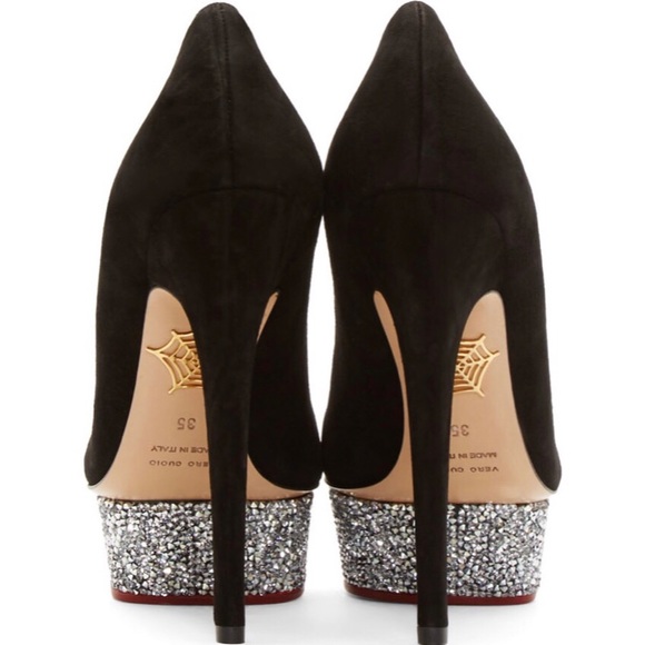 Charlotte Olympia Swarovski Platform Pumps - Picture 4 of 4